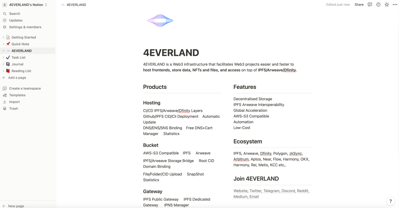如何使用 4EVERLAND 建立自己的去中心化网站